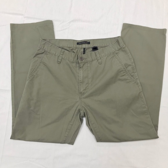 JOHN VARVATOS  olive straight leg pants(like new) - Picture 4 of 8